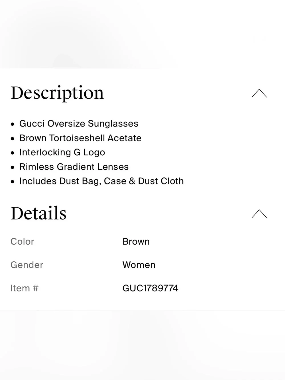 Gucci women’s black